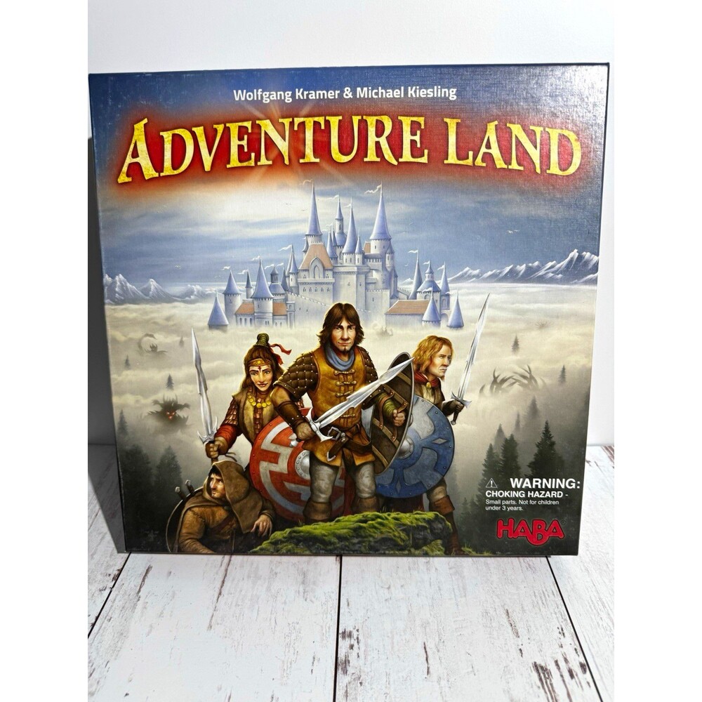 HABA Adventure Land Adventure Board Game Dice 2P Ages 17+ Complete Game